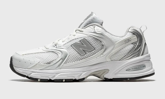 New Balance 530 White Silver Metallic