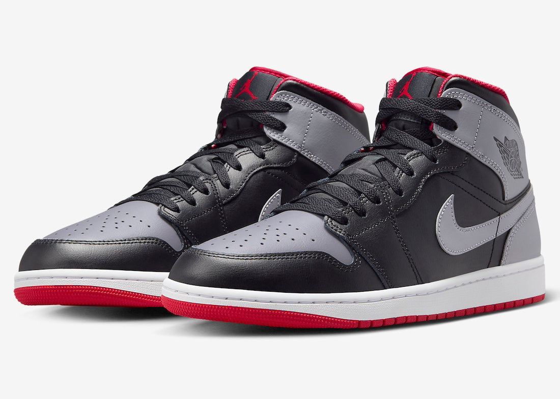 Nike Air Jordan 1 Mid Shadow Fire Red