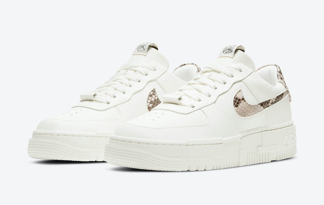 Nike Air Force 1 Pixel SE Sail Snake - Kick Culture