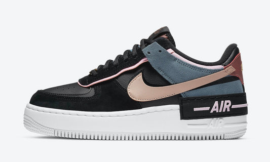 Nike Air Force 1 Shadow Black Light Arctic Pink - Kick Culture