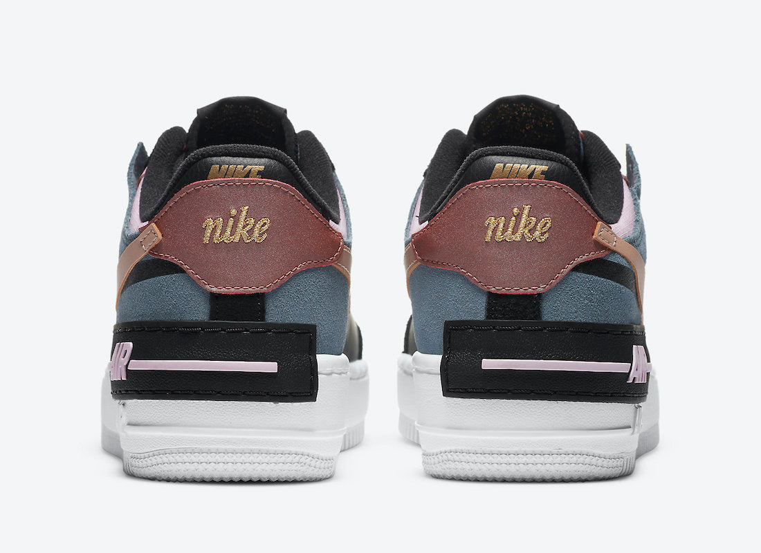 Nike Air Force 1 Shadow Black Light Arctic Pink - Kick Culture