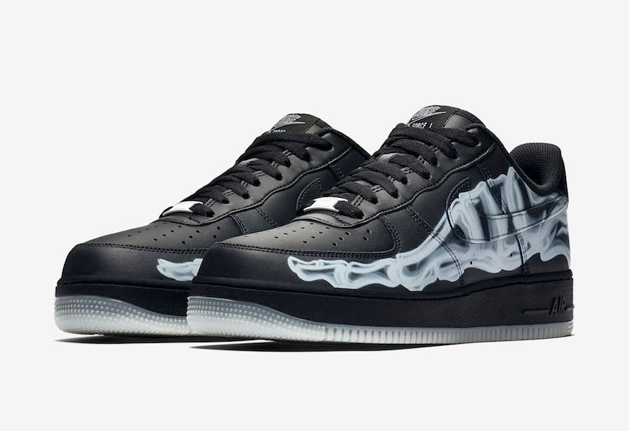 Nike Air Force 1 Skeleton Black - Kick Culture