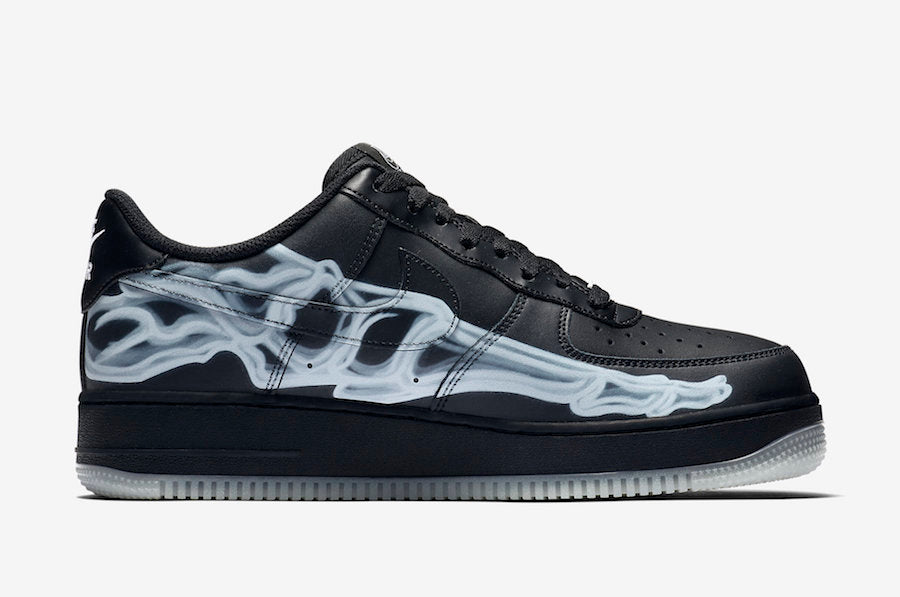 Nike Air Force 1 Skeleton Black - Kick Culture