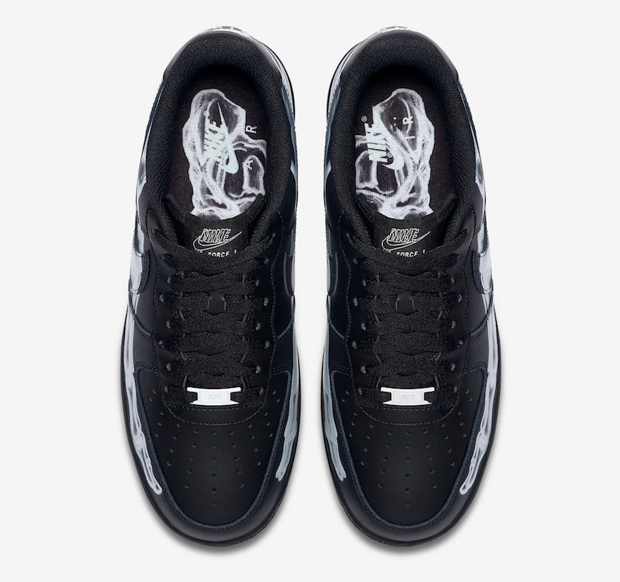 Nike Air Force 1 Skeleton Black - Kick Culture