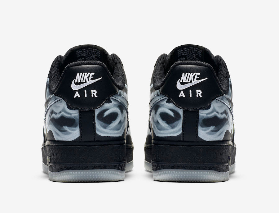 Nike Air Force 1 Skeleton Black - Kick Culture