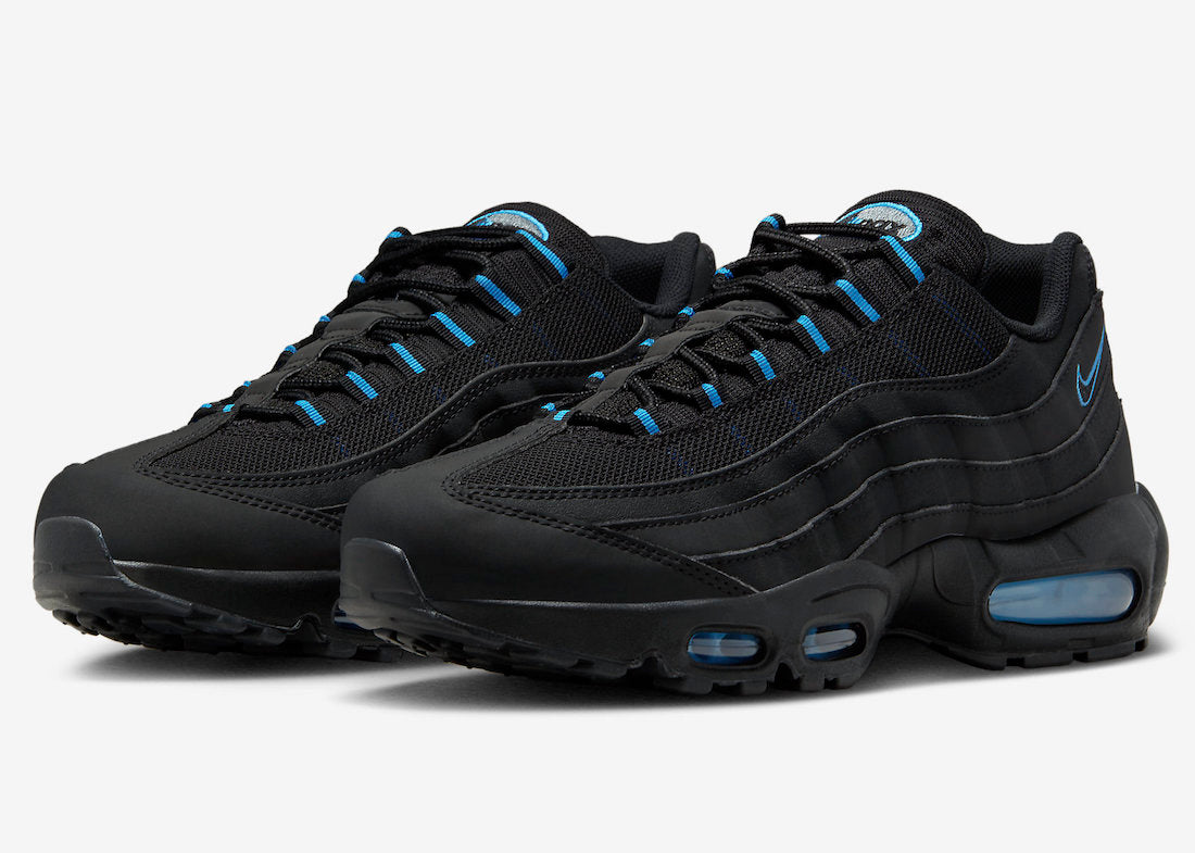 Nike Air Max 95 Black University Blue - Kick Culture