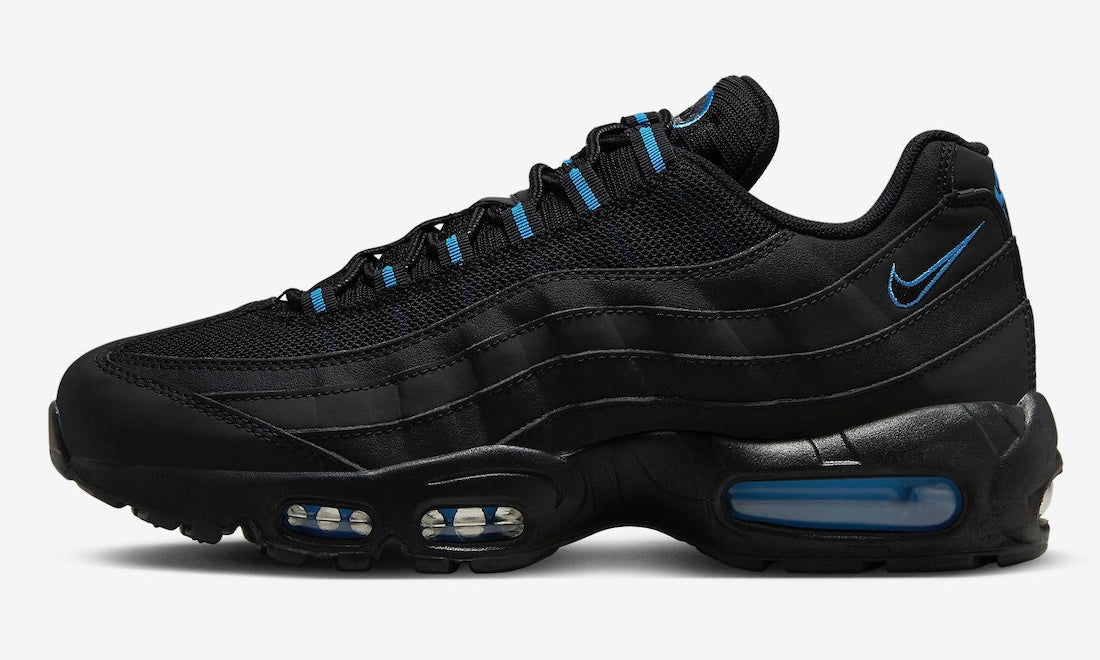 Nike Air Max 95 Black University Blue - Kick Culture