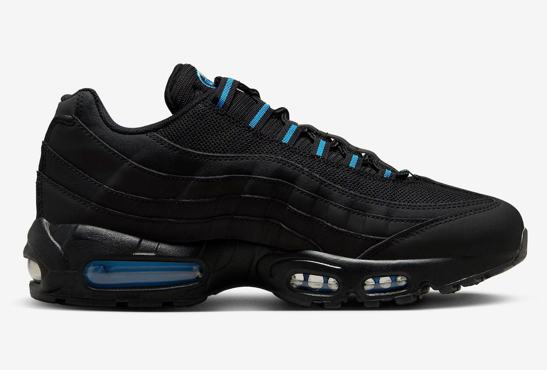 Nike Air Max 95 Black University Blue - Kick Culture