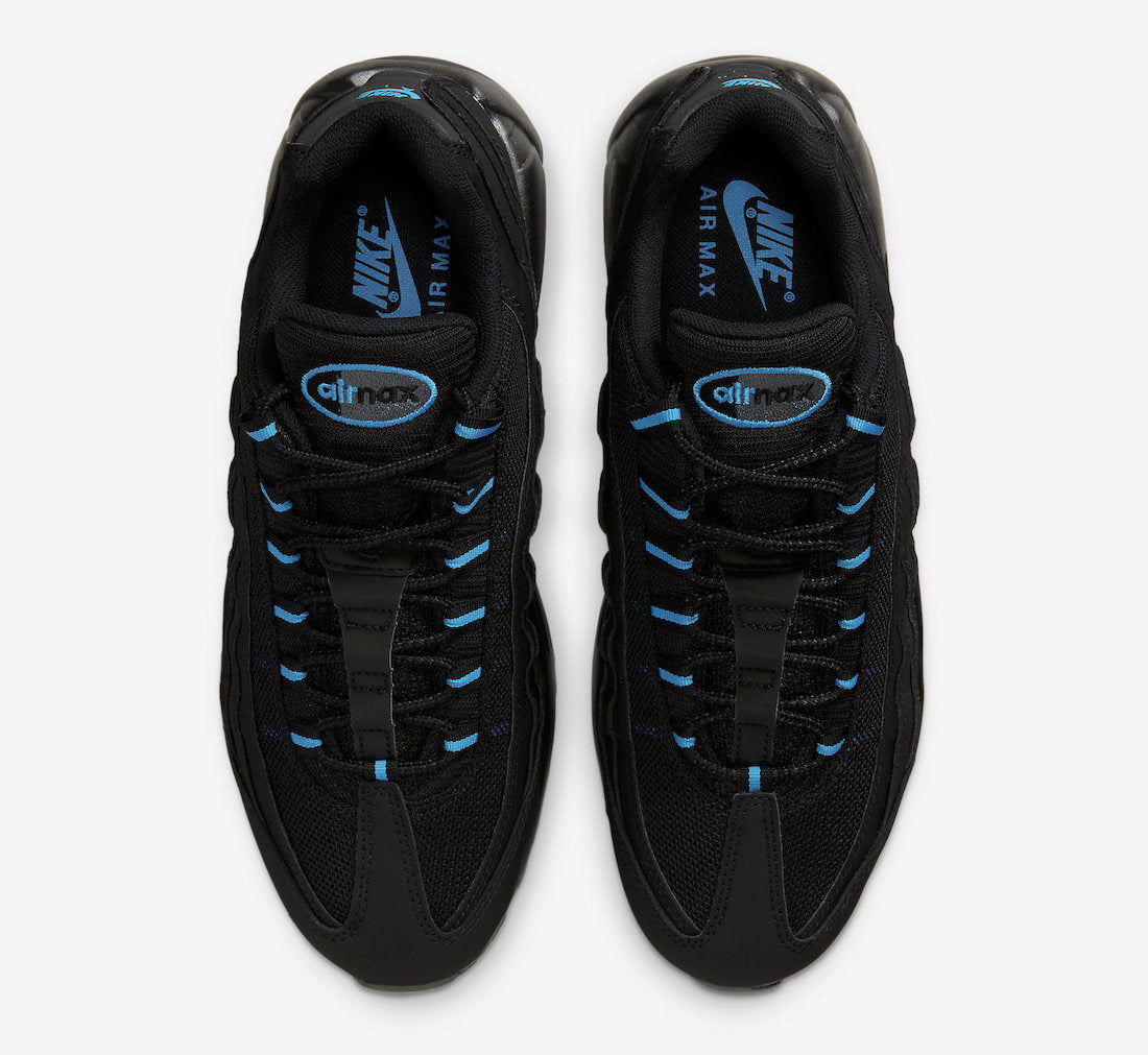 Nike Air Max 95 Black University Blue - Kick Culture