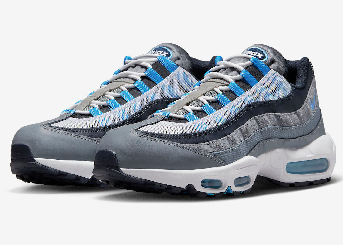 Nike Air Max 95 Cool Grey University Blue - Kick Culture