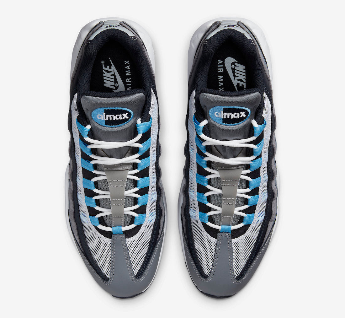 Nike Air Max 95 Cool Grey University Blue - Kick Culture