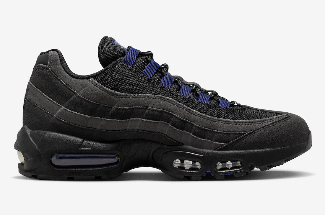 Nike Air Max 95 Jewel Black Deep Royal - Kick Culture