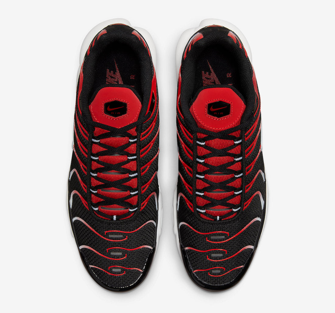 Nike Air Max Plus Black University Red - Kick Culture