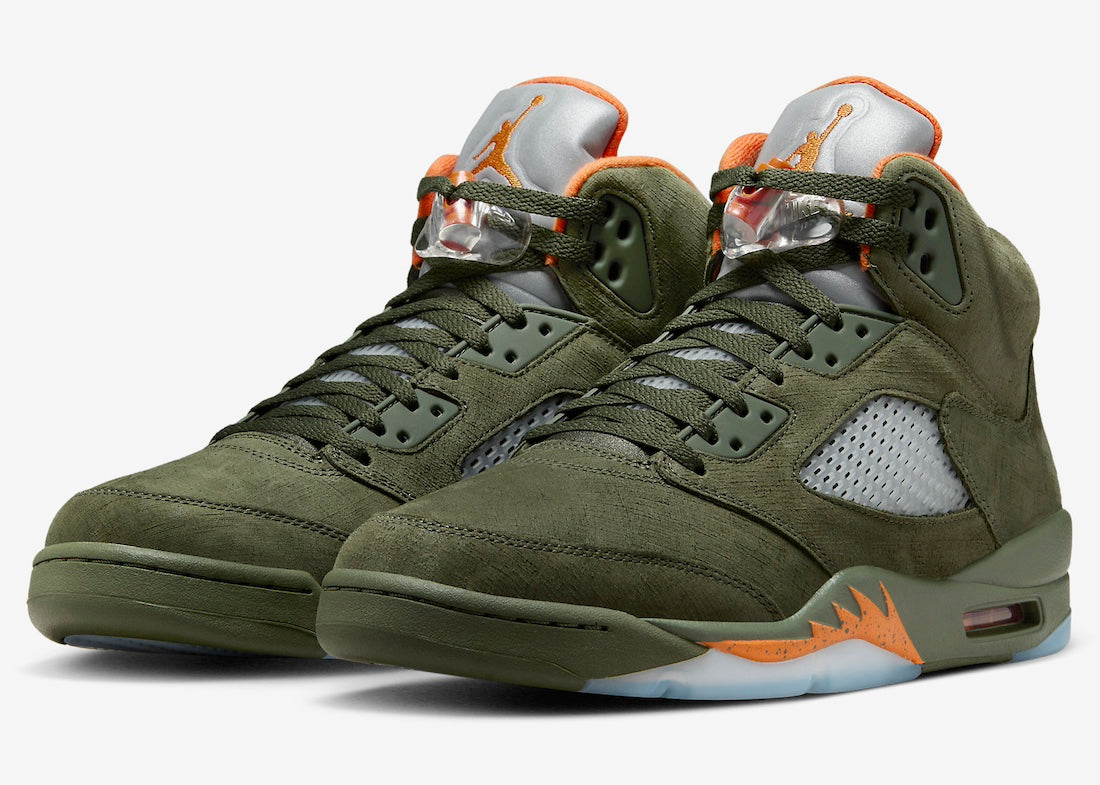 Nike Air Jordan 5 Olive - Kick Culture