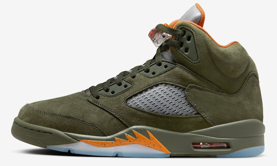 Nike Air Jordan 5 Olive - Kick Culture