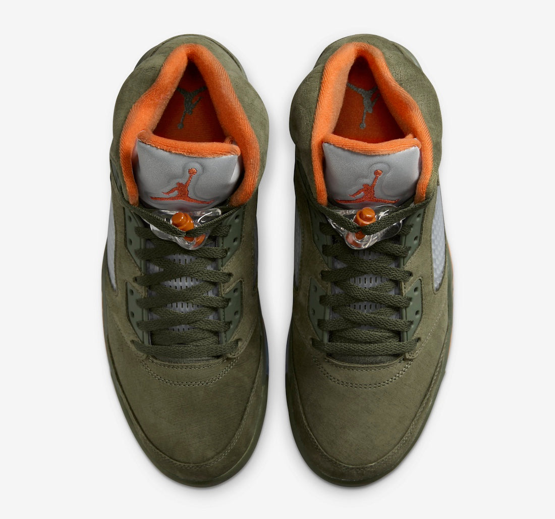 Nike Air Jordan 5 Olive - Kick Culture